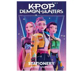 PYRAMID Adventný kalendár K-pop Demon Hunters V2 / 24 okienok / Papierenské potreby / Licenčný design