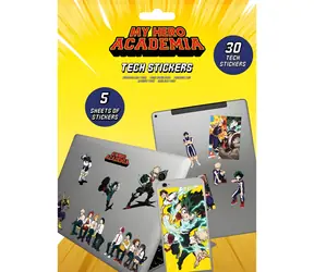PYRAMÍD Samolepky My Hero Academia / 5 listov / Licenčný design