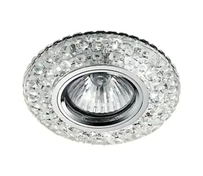 Emithor DOWNLIGHT ELEGANT DOUBLE LIGHT 71095 chrómová / Podhľadové svietidlo / GU10 / LED 3W 380lm 4000K / IP20 / 10 cm