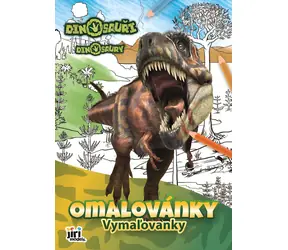 JIRI MODELS Omaľovánka Dinosaury / Omaľovánka / A4 / 16 strán