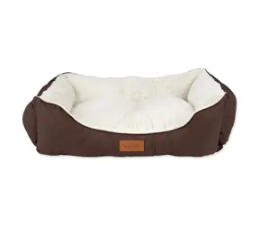 Scruffs Wilton Box Bed hnedá XL / Peliešok pre psov / S bočnicami / Polyester / 90 x 70 cm / Prateľný