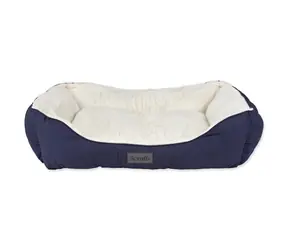 Scruffs Wilton Box Bed tmavo modrá XL / Peliešok pre psov / S bočnicami / Polyester / 90 x 70 cm / Prateľný