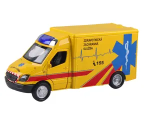 SPARKYS Záchranári Model auta Ambulancia ZZS Mercedes-Benz / 1:36 / Kov / bez obalu