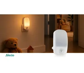 Alecto ANV19 / Nočné svetlo / LED / Senzor pohybu / Súmrakový senzor / Do zásuvky