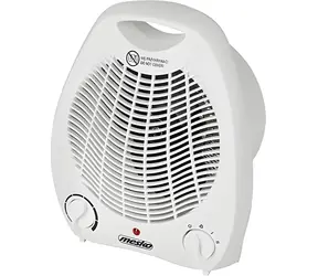 Mesko MS 7719 biela / Teplovzdušný ventilátor / 1000-2000 W / termostat / 3 režimy vzduchu