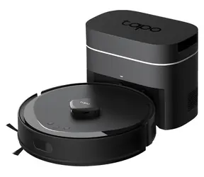 TP-LINK Tapo RV30 Max PLUS Gen2 čierna / Robotický vysávač + základňa / vysávanie & mopovanie / 2600 mAh / HEPA