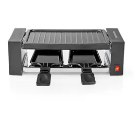 Melissa Raclette gril pre 2 osoby / Raclette gril / 400 W / grilovacia doska 23 x 10 cm / nepriľnavý povrch