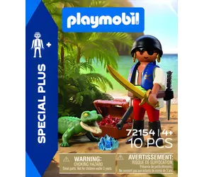 Playmobil 72154 Piráti Pirát s kajmanom