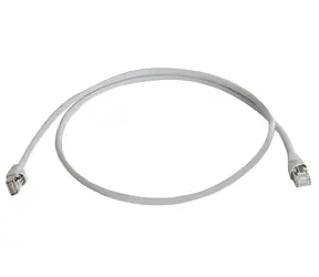 Telegärtner Patch kábel CAT6A S/FTP sivá / Patch kábel / S/FTP / 0,5 m