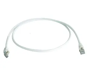 Telegärtner Cat.6A MP8 FS500 biela / Patch kábel / S/FTP / LSZH / 1 m