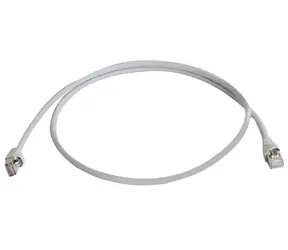 Telegärtner Cat.6A MP8 FS500 sivá / Patch kábel / S/FTP / LSZH / 1 m