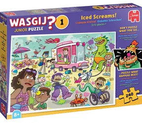 JUMBO Puzzle WASGIJ Junior 1: Ľadové výkriky! / 240 dielikov / od 8 rokov