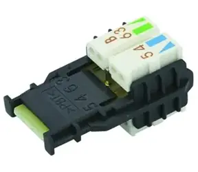 Telegärtner MFP8 / Organizér vodičov / PROFINET / AWG24-22/1 / AWG27-22/7
