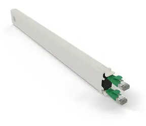 Patchbox ONE 8RU zelená (CONEX8STPGR) / Organizér sieťových káblov / STP / Cat6A / RJ-45 / 0,8 m / PoE