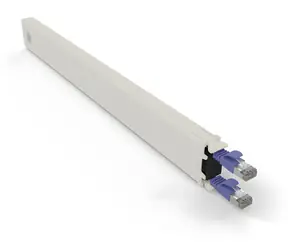 Patchbox ONE 8RU fialová (CONEX8STPVI) / Organizér sieťových káblov / STP / Cat6A / RJ-45 / 0,8 m / PoE