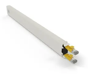 Patchbox ONE 8RU žltá / Organizér sieťových káblov / STP / Cat6A / RJ-45 / 0,8 m / PoE