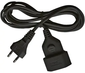 Brennenstuhl Predlžovací prívod čierna / Predlžovací prívod / 1 zásuvka / 3 m / max. 2,5 A