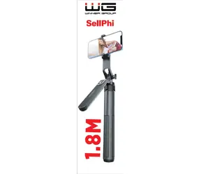 WG7 SellPhi čierna / Selfie tyč / Tripod / Teleskopická 1,8 m / Bluetooth
