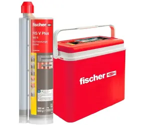 fischer FIS V PLUS 360 S sivá / Injektážna malta / 8x 360 ml / kufrík s chladničkou