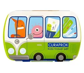 Curaprox Travel Set Kids Cestovná súprava zelená