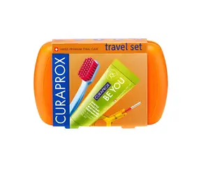 Curaprox Travel Set Cestovná sada oranžová
