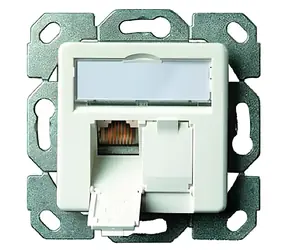 Telegärtner AMJ45 8/8 biela / Dátová zásuvka / Cat.6 / Class E / UP50