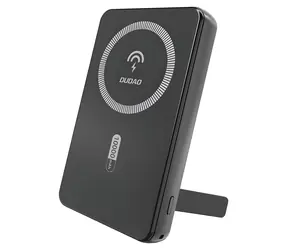 Dudao K14S+ 10000mAh čierna / Powerbanka / MagSafe so stojanom / USB-A / USB-C / 22,5W