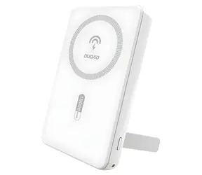Dudao K14S+ 10000mAh biela / Powerbanka / MagSafe so stojanom / USB-A / USB-C / 22,5W