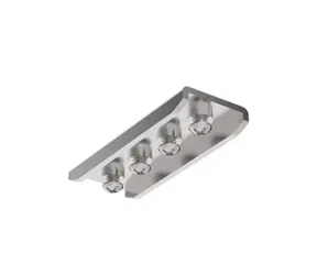 Ideal lux EGO Kit Recessed Linear strieborná / Konektor pre lištový systém / zápustný / 3okruhový / IP20