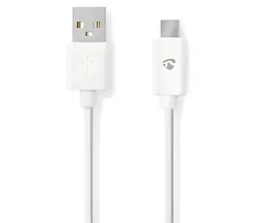 Nedis USB-A - USB-C kábel čierna