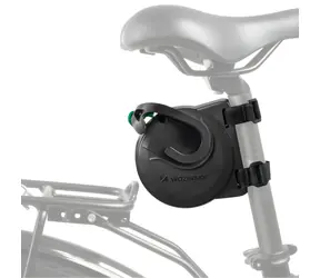 Wozinsky WLH- K2 čierna / Ťažné lano na detský bicykel / samonavíjacie / 2,6 m
