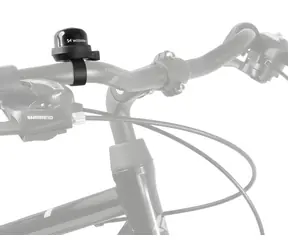 Wozinsky WDR-S2 čierna / Zvonček na bicykel / mechanický / hliníkový