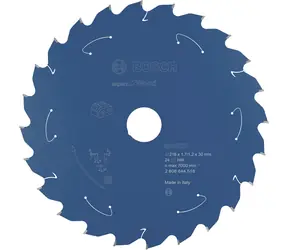 BOSCH Expert for Wood 2608644518 / Pílový kotúč / 216x30 mm / 24 zubov / pre akumulátorové pokosové píly