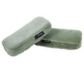 Arozzi Memory Foam Armrest Pads machovo zelené / Náhradné podrúčky pre herné stoličky / Pamäťová pena