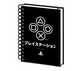 PYRAMID Krúžkový blok PlayStation Onyx DPL10 / Blok / A5 / Linkovaný / Krúžková väzba