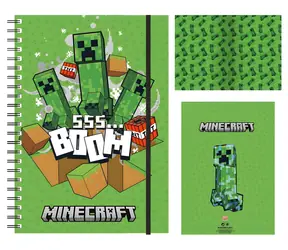 PYRAMÍD Blok Minecraft DPL10 / Blok / A5 / Linkovaný / Krúžková väzba