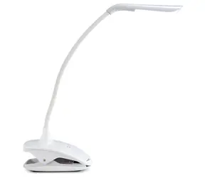 Fysic FL-11 biela / Lampička / LED / Dobíjacia / Svorka / 3 stupne jasu