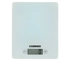 Melissa Digitálna kuchynská váha / Kuchynská váha / tvrdené sklo / LCD displej / do 5 kg / funkcia táry / g, oz, lb, ml