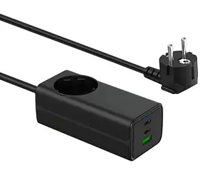 Trx AK-CH-21 / Nabíjačka / GaN / USB-A + 2x USB-C / PD 5-20V / 65W / Quick Charge 3.0