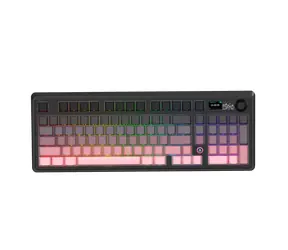Ajazz AK980 V2 / Herná klávesnica / mechanická / Gasket Mount / RGB / USB-C, Bluetooth, 2.4 GHz