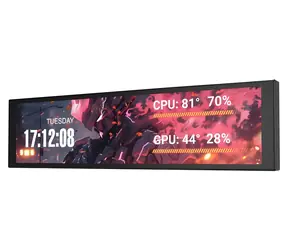 9,2" darkFlash V92 čierna / Monitor / IPS / 1920 x 462 / USB-C
