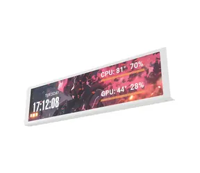 9,2" Darkflash V92 biela / Monitor / IPS / 1920 x 462 / USB-C