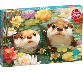 Cherry PAZZI Puzzle Dve vydry / 300 dielikov / 50 × 34,5 cm