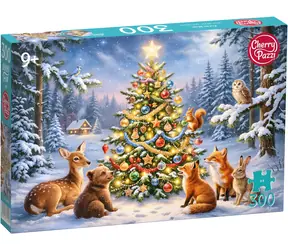 Cherry PAZZI Puzzle Vianoce v lese / 300 dielikov / 50 x 34,5 cm