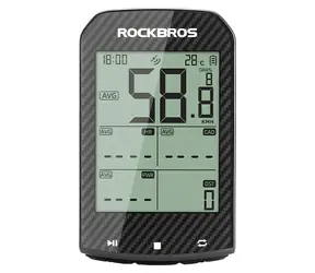 Rockbros M1Pro čierna / Cyklocomputer / GPS / Bluetooth / IPX6