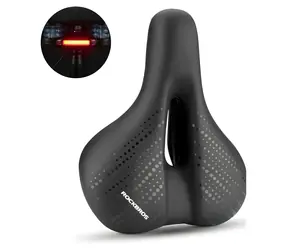 Rockbros 38218916002 čierna / Sedlo na bicykel so svietidlom / MTB