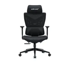 Anda Seat X-Air Mega Size XL čierna / Herná stolička / sieťovina / nosnosť 120 kg / sklon 105-126 ° / 3D podrúčky