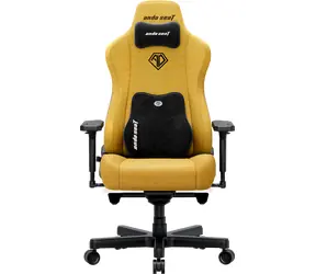 Anda Seat Kaiser 3E XL jasne žltá / Herná stolička / Látkový poťah