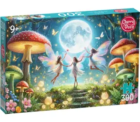 Cherry PAZZI Puzzle Víly medzi muchotrávkami / 300 dielikov / 50 x 34,5 cm