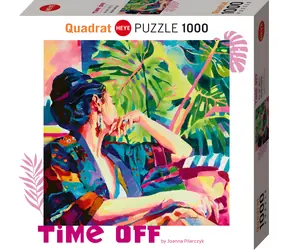 HEYE Puzzle Time Off: Snívanie / Štvorcové / 1000 dielikov / 56 × 56 cm